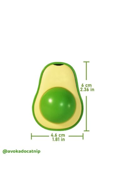 Küppet Avokado Catnip Avokado Kedi Çimi Topu Avokado Kedi Nanesi Oyuncağı