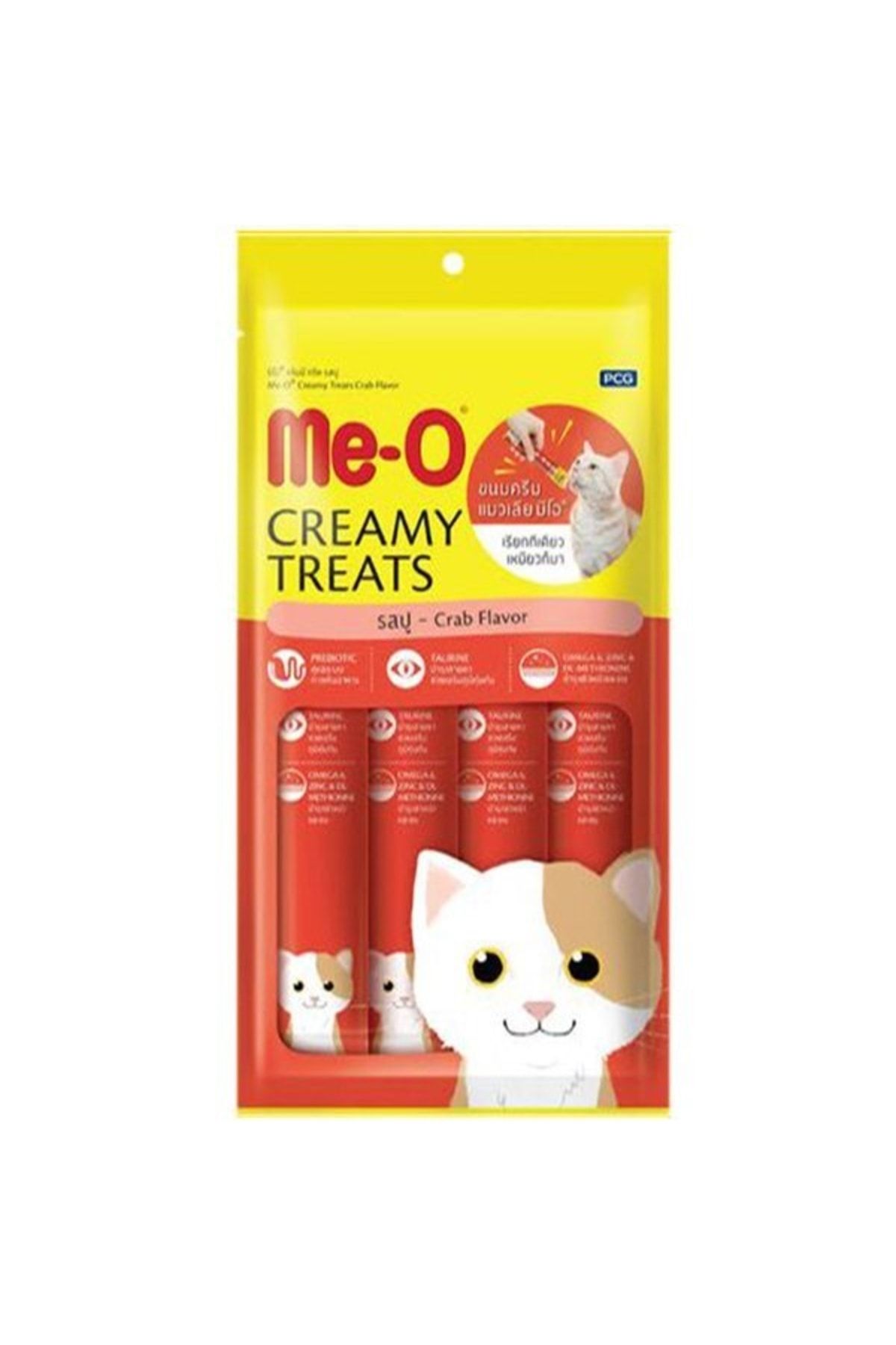 Meo Kremalı Yengeçli Kedi Sıvı Ödül Maması 4X15 Gr