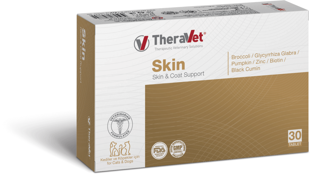 THERAVET Skin & Coat Support Deri ve Tüy sağlığı Destekleyici Vitamin Takviyesi