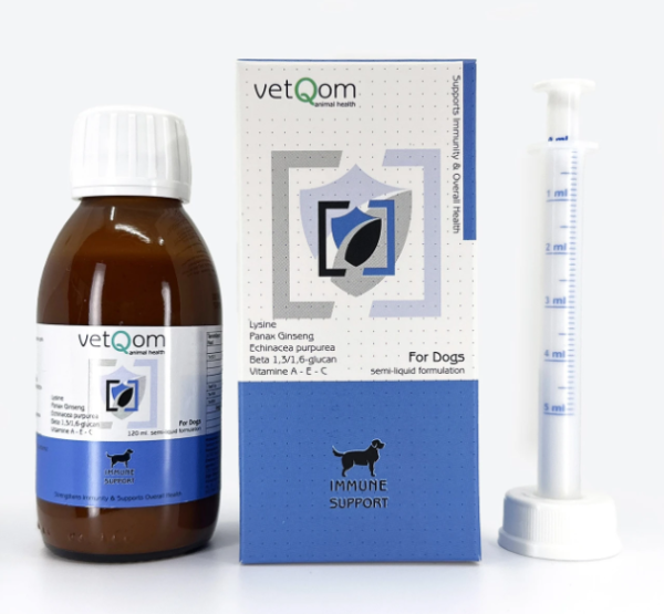 vetQom Köpek Immune Support – Bağışıklık Sistemi Desteği – 120 ml.