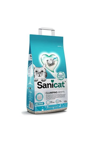 Sanicat Active Marsilya Sabunu Kokulu Doğal Ince Taneli Kedi Kumu 10 Lt