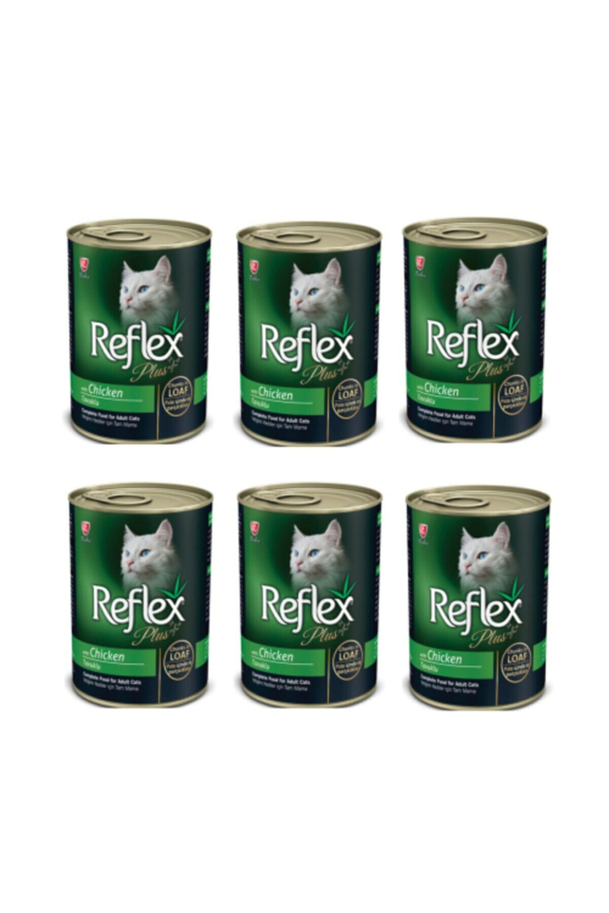 Reflex Tavuklu Kedi Konserve Mama 400Gr X 6 Adet
