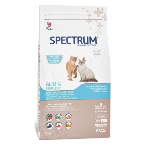 Spectrum Slim 34 Kisirlastirilmis Kedi Mamasi 12 kg