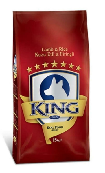 KING KUZU ETLİ YETİŞKİN KÖPEK MAMASI 15 KG