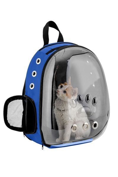 Küppet Astronot Kedi Taşıma Çantası (siyah)  El Ve Sırt Kedi Taşıma Çantası